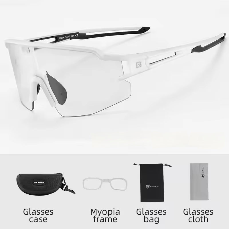 Rockbros™ with Transparent and Semi-Transparent Lenses