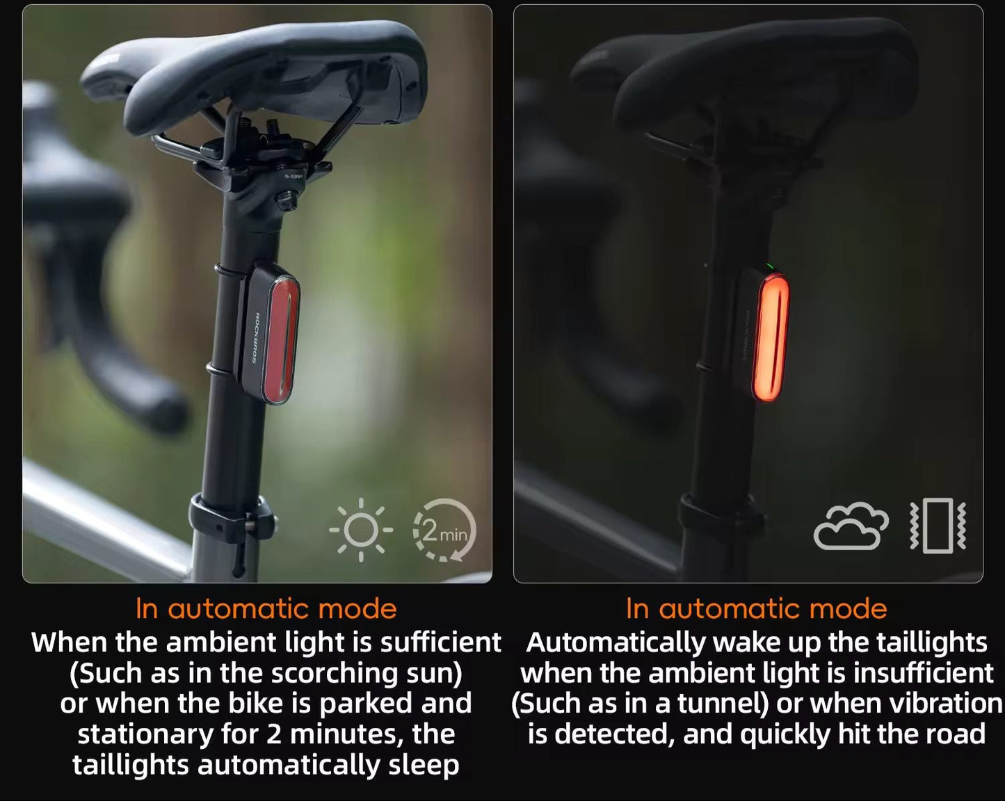 ROCKBROS™ Magnetic Tail Light