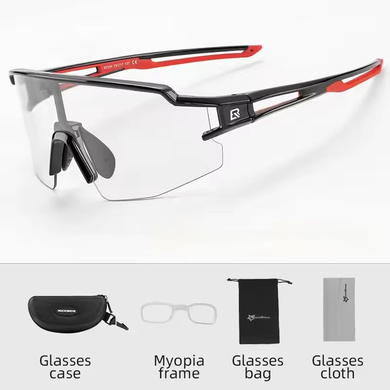 Rockbros™ with Transparent and Semi-Transparent Lenses