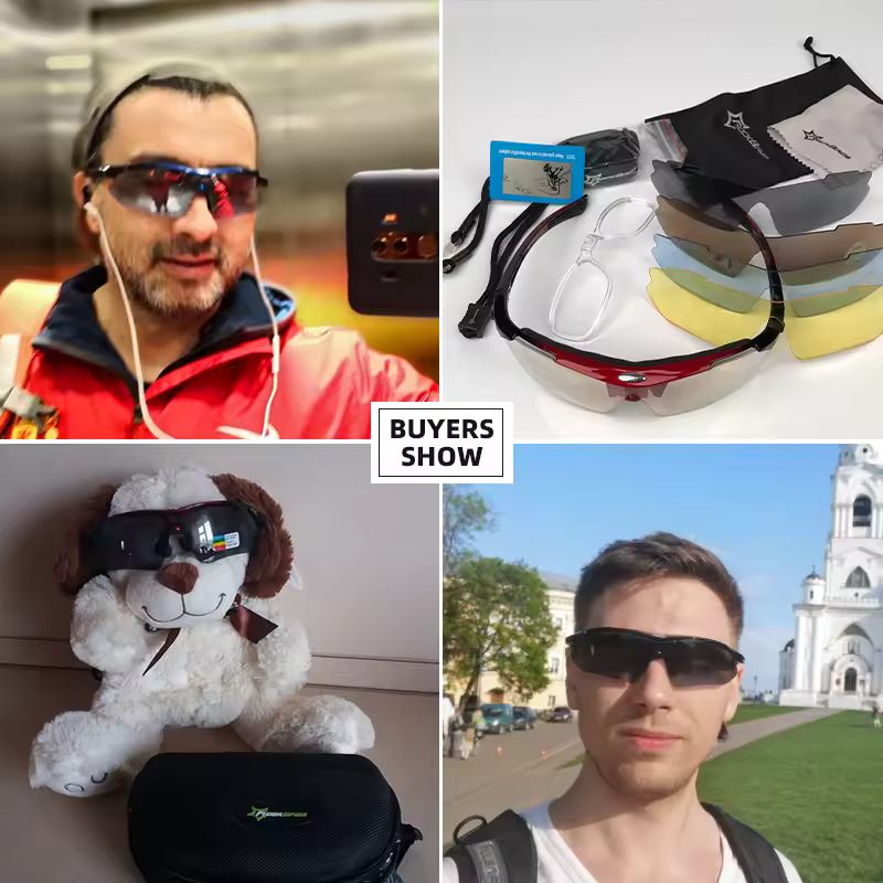 Rockbros-Slim™ 4 Interchangeable Lens Sunglasses