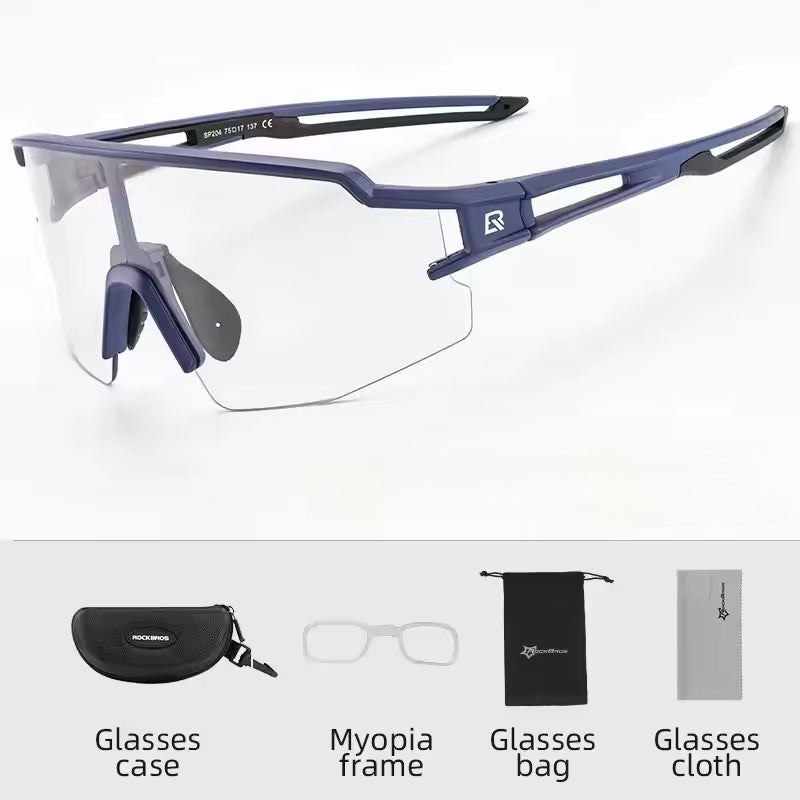 Rockbros™ with Transparent and Semi-Transparent Lenses